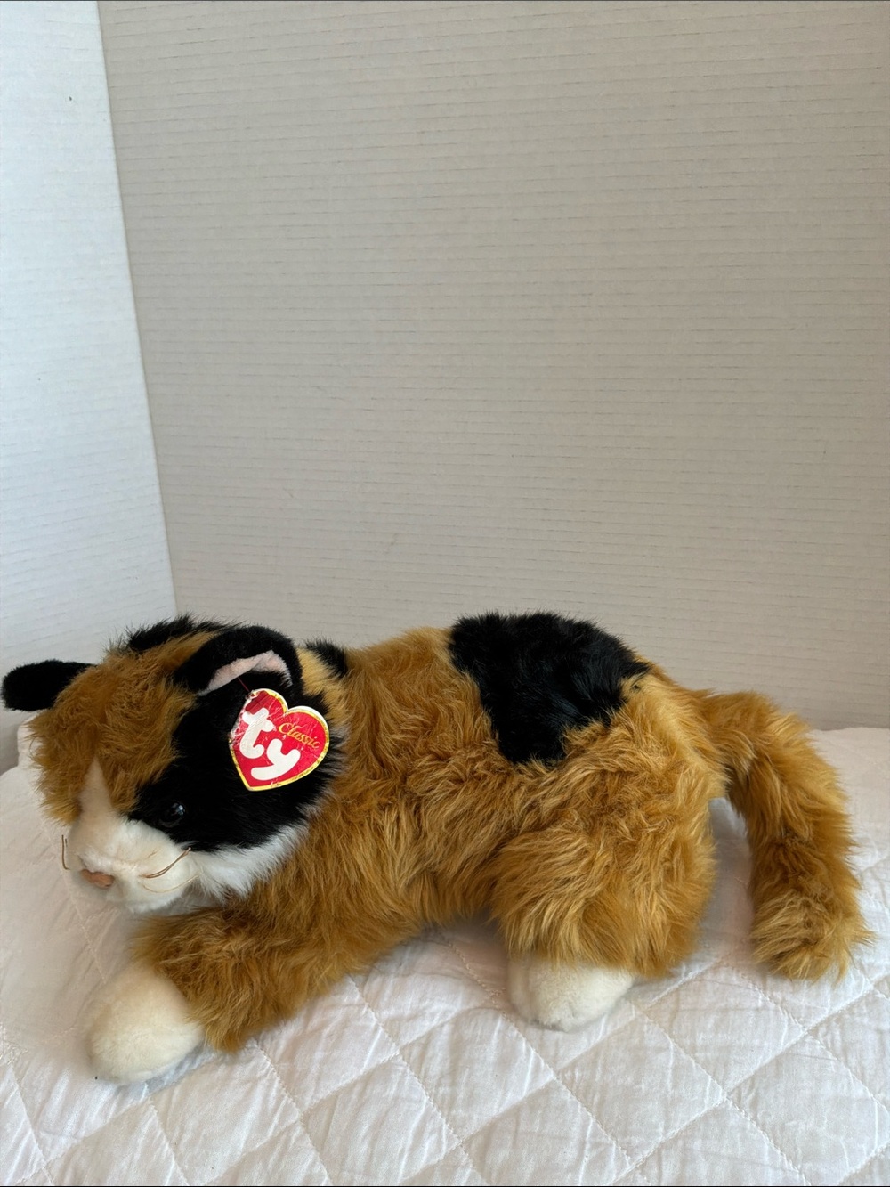 Carley the calico cat Ty Classic collection 2001 realistic faux fur
